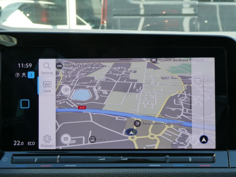 Photo 9 de l'offre de VOLKSWAGEN GOLF VIII 1.4 HYBRID 245 GTE GPS Cockpit ACC LED+ 1ère Main à 27470€ chez Mérignac auto