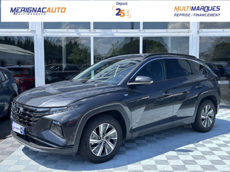 Hyundai TUCSON IV 1.6 CRDI 136 DCT-7 HYBRID 48V 2WD GPS BVA avec Boutons DIESEL GRIS ANTHRACITE Occasion à vendre