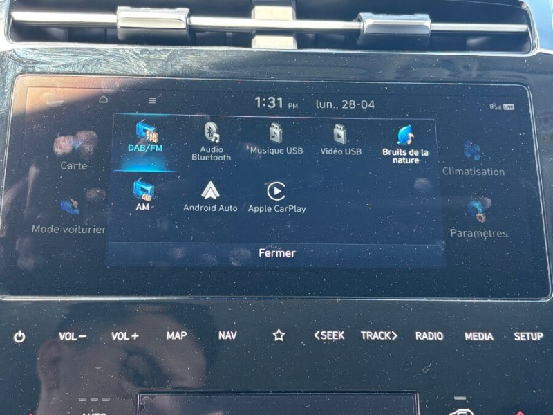 Photo 22 de l'offre de HYUNDAI TUCSON IV 1.6 CRDI 136 DCT-7 HYBRID 48V 2WD GPS BVA avec Boutons à 27980€ chez Mérignac auto