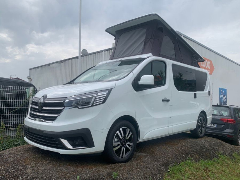 Renault TRAFIC VAN ANTILOPE VAN Aménagé FLEX PLUS 2.0 DCi 130 BVM6 L1 JA17 PK Confort 4PL Attel+Pte Vélo Tout Equipé DIESEL BLANC Neuf à vendre
