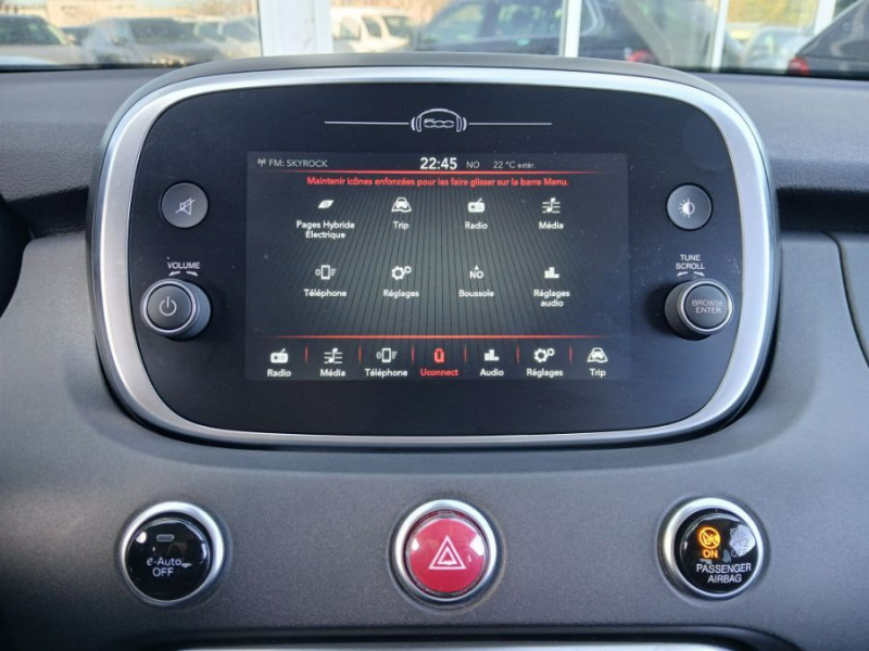 Photo 21 de l'offre de FIAT 500 X 1.5 FIREFLY 130 HYBRID DCT7 CarPlay Camera Radars JA17 à 19450€ chez Mérignac auto