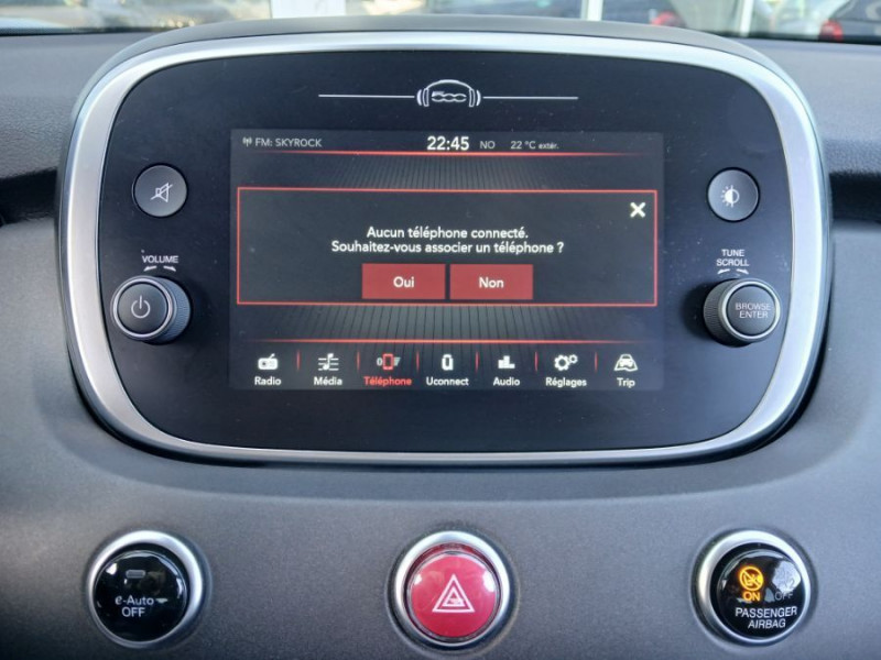 Photo 22 de l'offre de FIAT 500 X 1.5 FIREFLY 130 HYBRID DCT7 CarPlay Camera Radars JA17 à 19450€ chez Mérignac auto