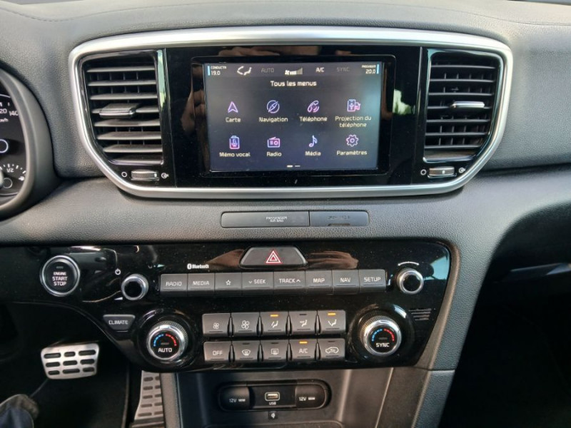 Photo 25 de l'offre de KIA SPORTAGE 1.6 CRDI 136 BVA GT LINE CUIR Camera Attel. à 19450€ chez Mérignac auto