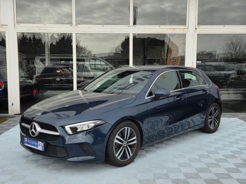 Mercedes-Benz CLASSE A 200D 150 8G-DCT BUSINESS SOLUTION CUIR 1ère Main DIESEL BLEU DENIM METAL Occasion à vendre