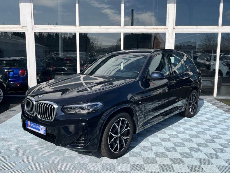 Bmw X3 (G01) XDRIVE 20DA 190 MHEV Ph.2 M SPORT GPS Camera Hayon EL.1ère Main DIESEL BLEU MÉTAL Occasion à vendre