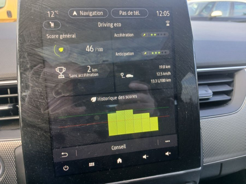 Photo 44 de l'offre de RENAULT ARKANA 1.6 E-TECH 145 BVA HYBRIDE TECHNO RS TOIT Ouvrant GPS 9.3" JA18 à 23950€ chez Mérignac auto