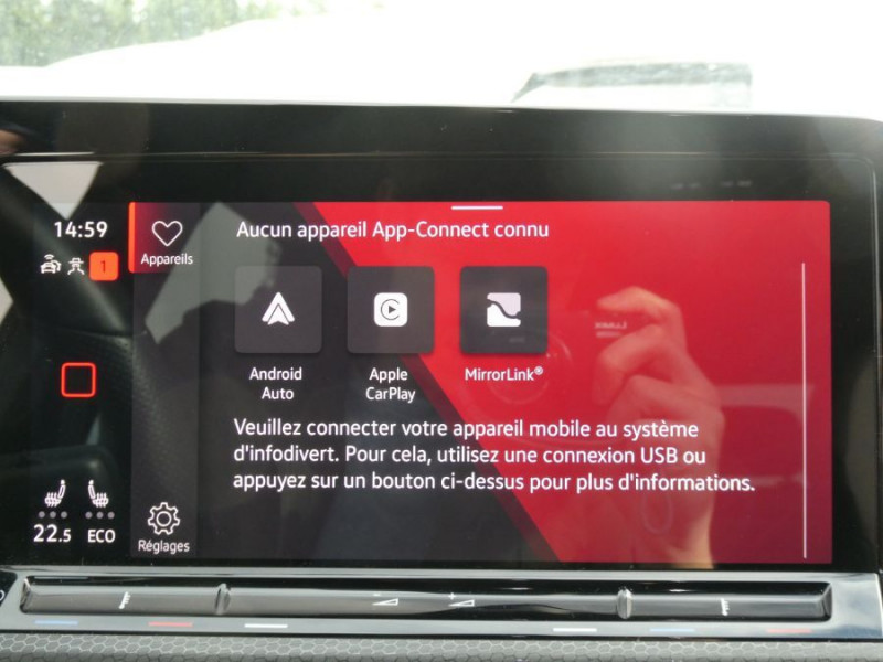 Photo 8 de l'offre de VOLKSWAGEN GOLF VIII 1.4 HYBRID 245 GTE GPS Cockpit ACC SC LED+ AB.10LED à 27450€ chez Mérignac auto