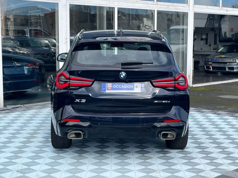 Photo 9 de l'offre de BMW X3 (G01) XDRIVE 20DA 190 MHEV Ph.2 M SPORT GPS Camera Hayon EL.1ère Main à 49900€ chez Mérignac auto
