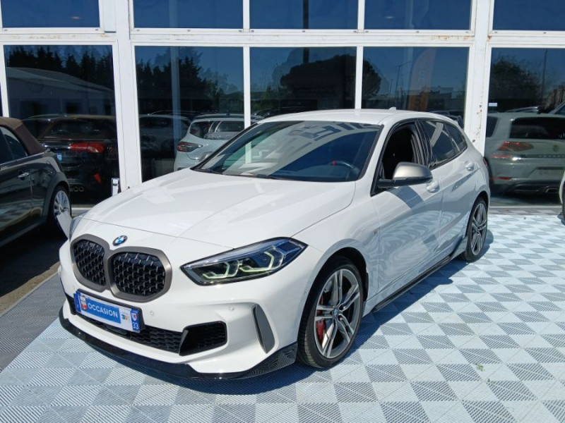 Bmw SERIE 1 M135i 306cv XDRIVE M SPORT Pack Ext. M Française ESSENCE BLANCHE Occasion à vendre