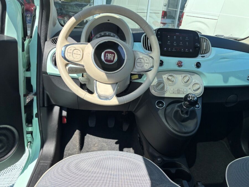 Photo 15 de l'offre de FIAT 500 1.0 70 BVM6 HYBRID LOUNGE Toit Pano à 12750€ chez Mérignac auto