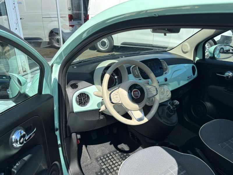 Photo 13 de l'offre de FIAT 500 1.0 70 BVM6 HYBRID LOUNGE Toit Pano à 12750€ chez Mérignac auto
