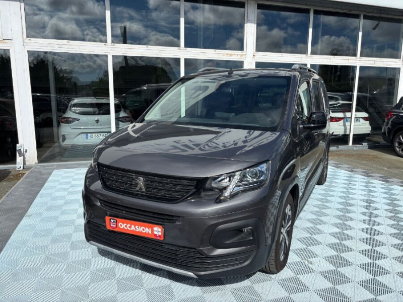 Peugeot RIFTER XL LONG 1.5 BlueHDi 100 BVM6 GT LINE 5PL GPS Camera JA17 DIESEL GRIS PLATINIUM Occasion à vendre