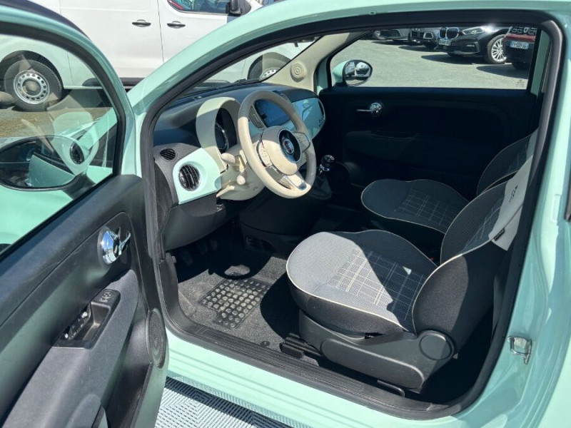 Photo 14 de l'offre de FIAT 500 1.0 70 BVM6 HYBRID LOUNGE Toit Pano à 12750€ chez Mérignac auto