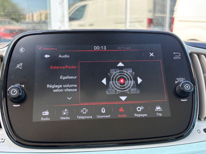 Photo 22 de l'offre de FIAT 500 1.0 70 BVM6 HYBRID LOUNGE Toit Pano à 12750€ chez Mérignac auto