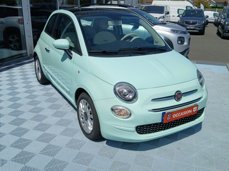 Photo 2 de l'offre de FIAT 500 1.0 70 BVM6 HYBRID LOUNGE Toit Pano à 12750€ chez Mérignac auto