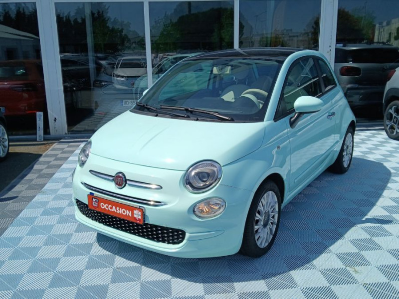 Fiat 500 1.0 70 BVM6 HYBRID LOUNGE Toit Pano ESSENCE VERT MEENT Occasion à vendre