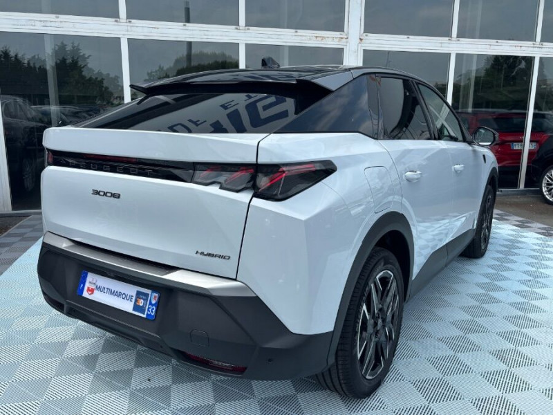 Photo 3 de l'offre de PEUGEOT 3008 HYBRID 145 e-DCS6 GT Hayon Elect. LED Pixel SC à 32950€ chez Mérignac auto
