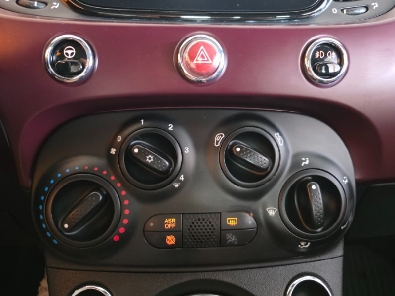 Photo 18 de l'offre de FIAT 500 1.2 69 Dualogic STAR TOIT Pano JA16 CarPlay à 12850€ chez Mérignac auto