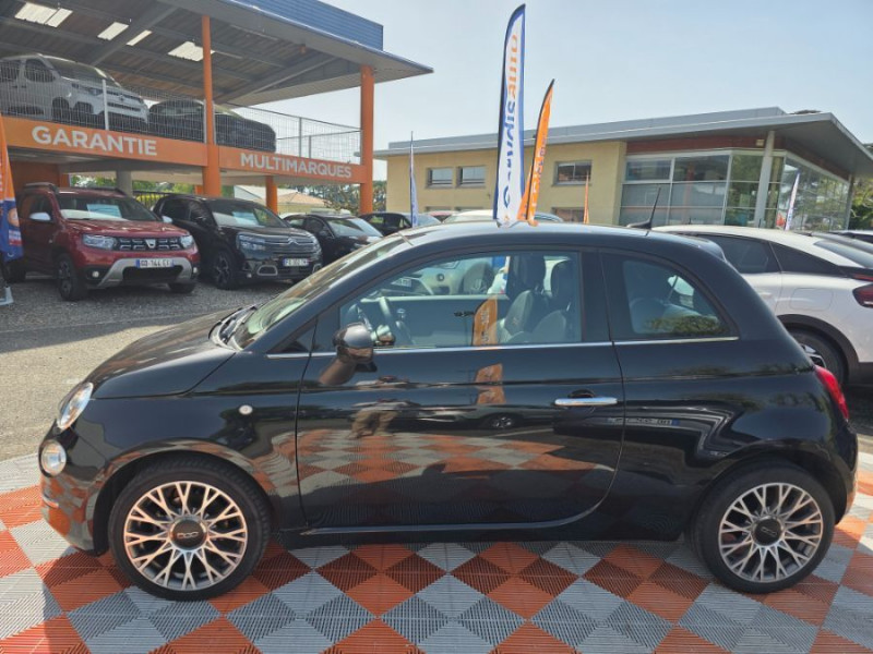 Photo 5 de l'offre de FIAT 500 1.2 69 Dualogic STAR TOIT Pano JA16 CarPlay à 12850€ chez Mérignac auto