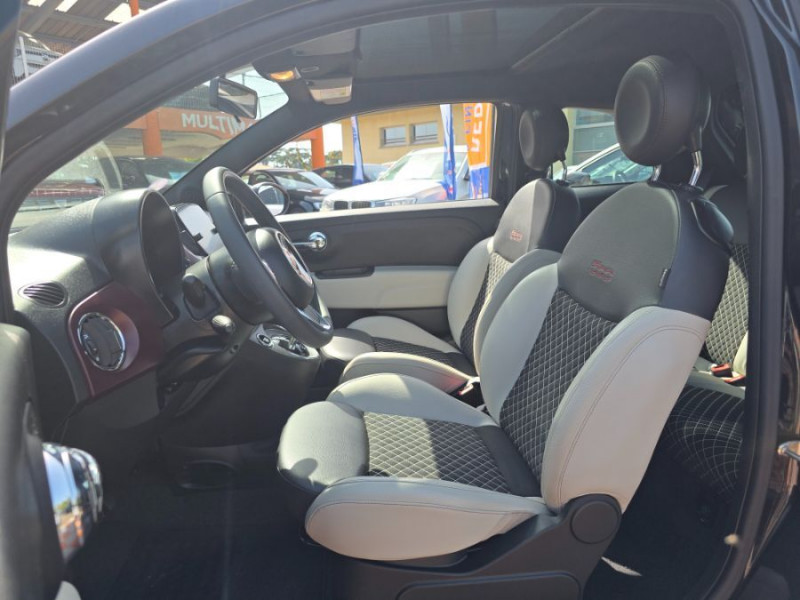 Photo 13 de l'offre de FIAT 500 1.2 69 Dualogic STAR TOIT Pano JA16 CarPlay à 12850€ chez Mérignac auto