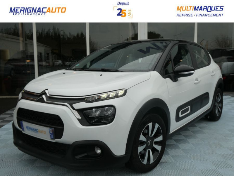 Photo 1 de l'offre de CITROEN C3 III 1.2 PureTech 83 MAX SHINE JA16 à 12950€ chez Mérignac auto