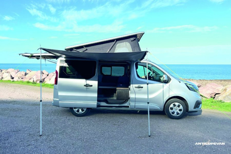 Photo 25 de l'offre de RENAULT TRAFIC VAN ANTILOPE VAN Aménagé FLEX PLUS 2.0 DCi 150 EAG9 L1 CONFORT 4PL JA17 Attel+Pte Vélo Dispo 08.26 à 58300€ chez Mérignac auto