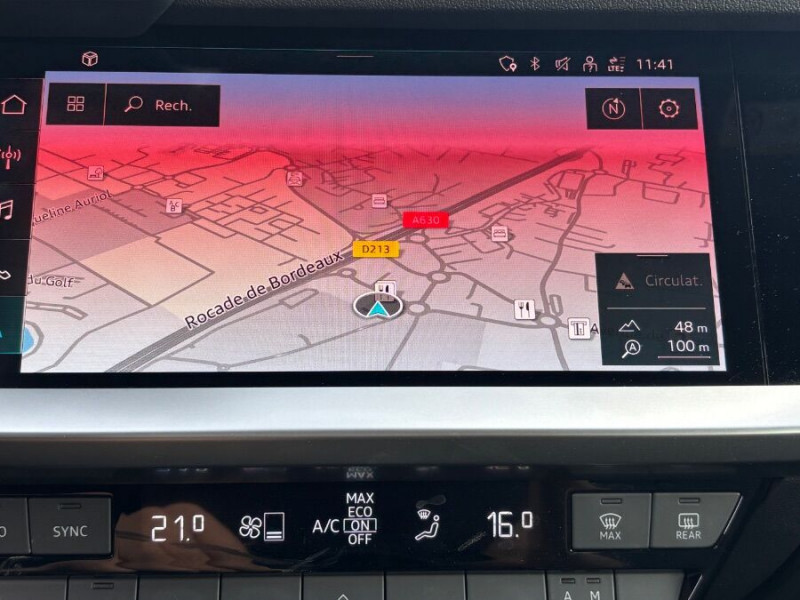Photo 30 de l'offre de AUDI A3 SPORTBACK IV 35 TDI 150 S Tronic 7 PACK GPS Camera Radars 1ère Main à 25450€ chez Mérignac auto