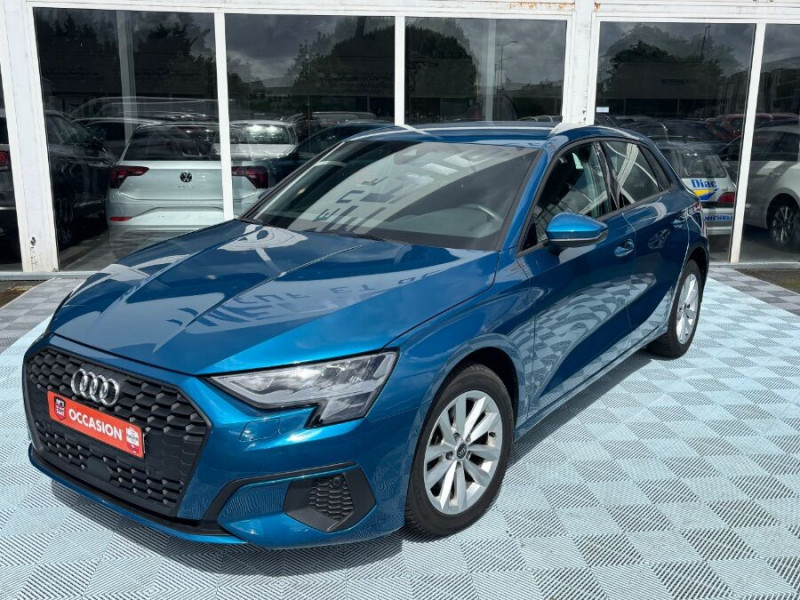 Photo 1 de l'offre de AUDI A3 SPORTBACK IV 35 TDI 150 S Tronic 7 PACK GPS Camera Radars 1ère Main à 25450€ chez Mérignac auto