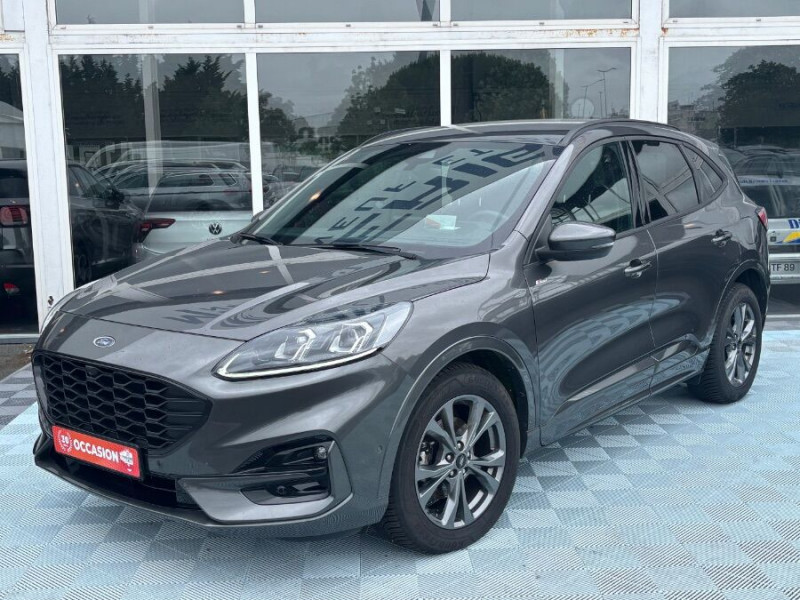 Ford KUGA 2.0 ECOBLUE D 120 BVA8 ST LINE X 360° Attel. Options... DIESEL GRIS GRAPHITE Occasion à vendre