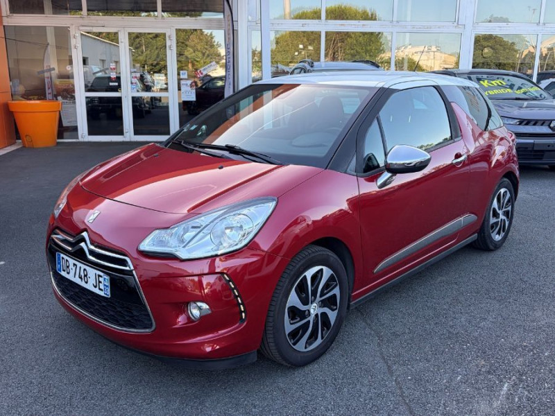 Citroen DS3 1.6 E-HDI 90 SO CHIC JA16 Radar DIESEL ROUGE NACRE Occasion à vendre