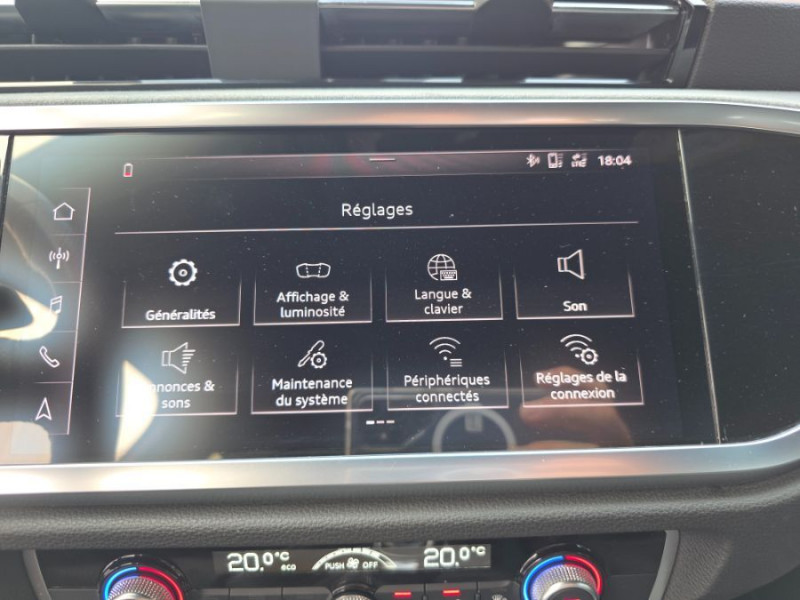 Photo 42 de l'offre de AUDI Q3 35 TDI 150 S tronic 7 S LINE JA19 LED Hayon EL. 1ère Main à 28900€ chez Mérignac auto