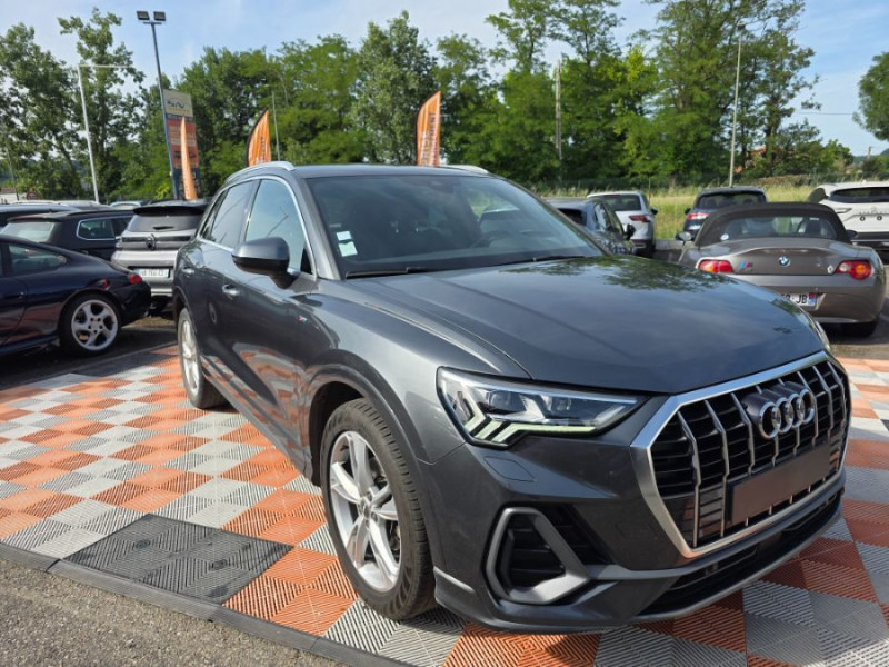 Photo 2 de l'offre de AUDI Q3 35 TDI 150 S tronic 7 S LINE JA19 LED Hayon EL. 1ère Main à 28900€ chez Mérignac auto