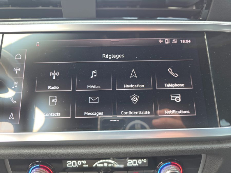 Photo 43 de l'offre de AUDI Q3 35 TDI 150 S tronic 7 S LINE JA19 LED Hayon EL. 1ère Main à 28900€ chez Mérignac auto