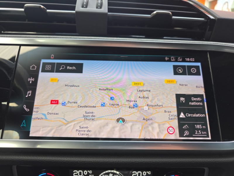 Photo 7 de l'offre de AUDI Q3 35 TDI 150 S tronic 7 S LINE JA19 LED Hayon EL. 1ère Main à 28900€ chez Mérignac auto