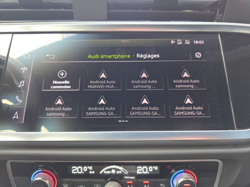 Photo 37 de l'offre de AUDI Q3 35 TDI 150 S tronic 7 S LINE JA19 LED Hayon EL. 1ère Main à 28900€ chez Mérignac auto