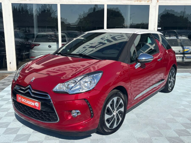 Citroen DS3 1.6 E-HDI 90 SO CHIC JA16 Radar DIESEL ROUGE NACRE Occasion à vendre