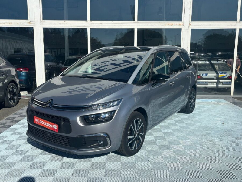 Photo 1 de l'offre de CITROEN GRAND C4 SPACETOURER 1.5 BlueHDi 130 EAT8 SHINE Cam360° Attel. 7PL 1ère Main à 23450€ chez Mérignac auto