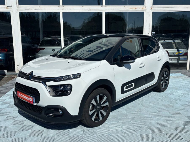 Citroen C3 III 1.2 PureTech 83 MAX SHINE JA16 ESSENCE BLANCHE / TOIT NOIR Occasion à vendre