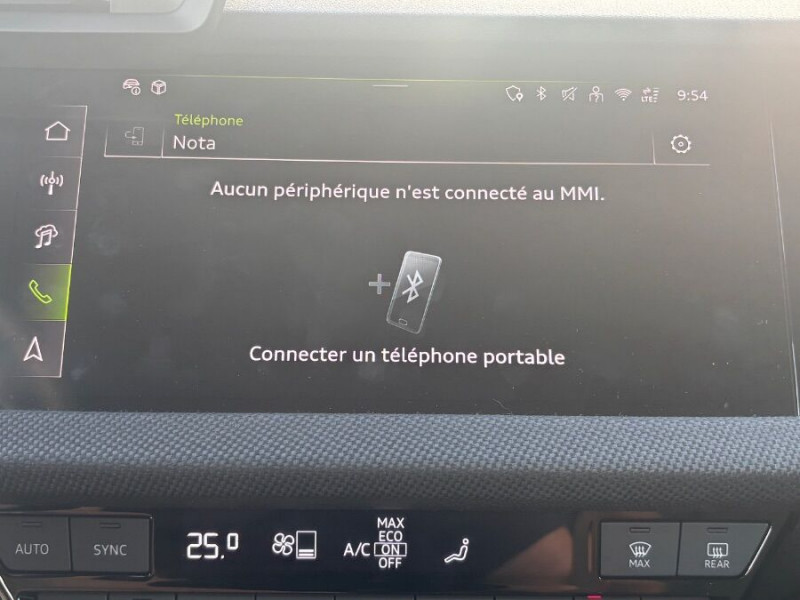 Photo 33 de l'offre de AUDI A3 SPORTBACK IV New 40 TFSIe 204 25.7kWh S Tronic S LINE 142Kms Elect. WLTP Key Less Hayon EL. à 39450€ chez Mérignac auto