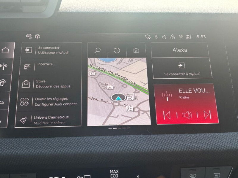 Photo 31 de l'offre de AUDI A3 SPORTBACK IV New 40 TFSIe 204 25.7kWh S Tronic S LINE 142Kms Elect. WLTP Key Less Hayon EL. à 39450€ chez Mérignac auto