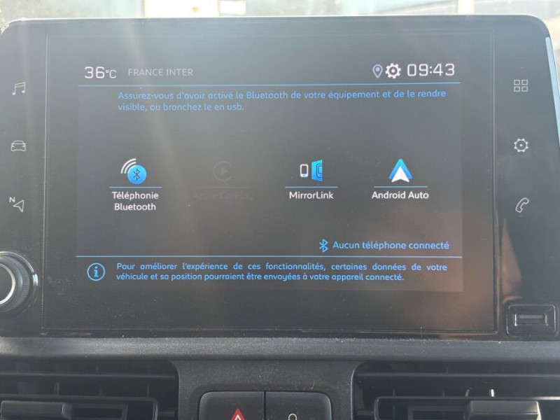 Photo 7 de l'offre de PEUGEOT PARTNER XL LONG 1.5 BlueHDi 100 BVM6 CLIM Camera Attel. à 17950€ chez Mérignac auto