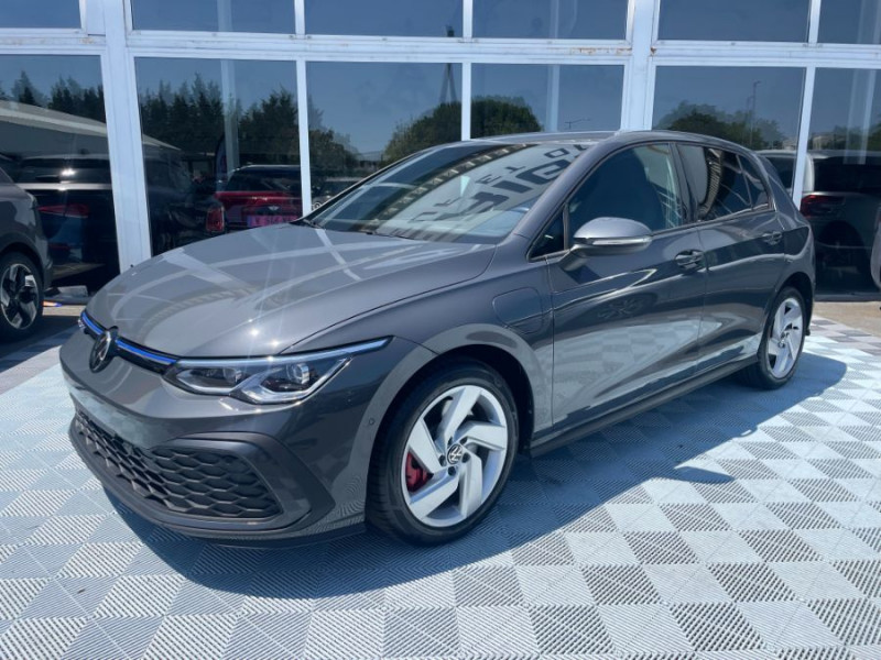 Volkswagen GOLF VIII 1.4 HYBRID 245 GTE GPS Camera ACC RER SC Privacy Glass 1ère Main Hybride GRIS URANO Occasion à vendre