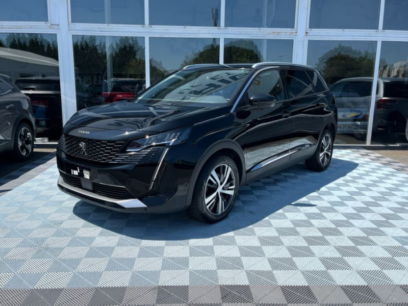 Peugeot 5008 II 1.5 BlueHDi 130 EAT8 ALLURE PACK 7PL Hayon EL. SC 1ère Main DIESEL NOIR PERLE MÉTAL Occasion à vendre