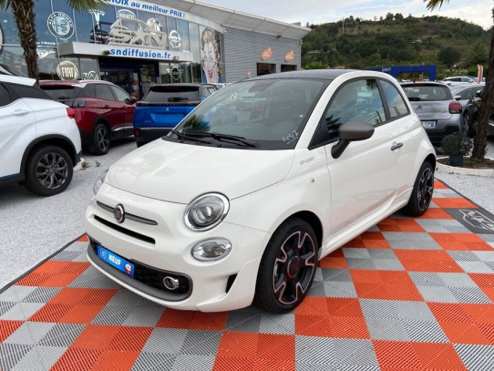 Acheter FIAT 500 Hybrid 1.0 BSG 70 SPORT GPS Clim Auto Toit Pano JA 16" chez SN Diffusion