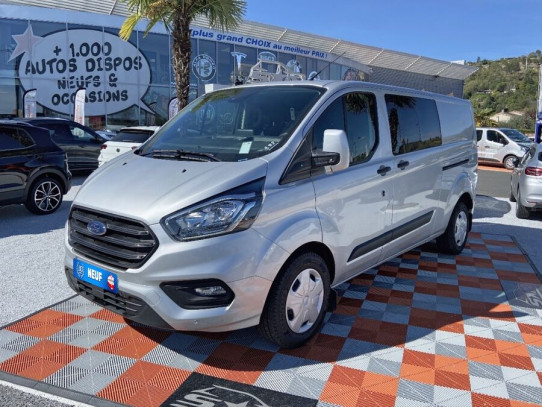 Acheter FORD TRANSIT CUSTOM 340 L2H1 2.0 TDCI 170 TREND BUSINESS DOUBLE CABINE Attelage chez SN Diffusion
