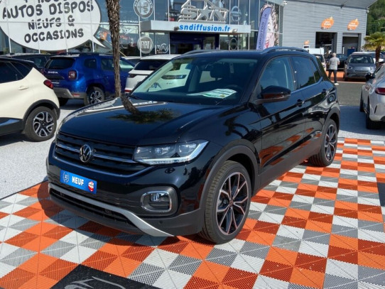 Acheter VOLKSWAGEN T-Cross 1.0 TSI 110 DSG7 STYLE GPS Caméra JA 18" Black Pack chez SN Diffusion