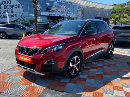 Acheter PEUGEOT 3008 BlueHDi 120 EAT6 GT LINE Toit Hayon Grip Caméra 360° chez SN Diffusion