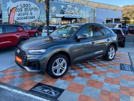 Acheter AUDI Q5 Sportback 40 TDI 204 QUATTRO S-Tronic S LINE Ext GPS Caméra JA 19" Black Pack chez SN Diffusion