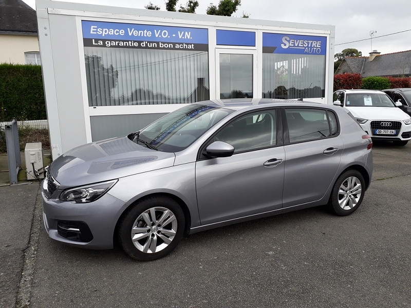 Peugeot 308 1.2 PURETECH 110CH E6.C S&S ACTIVE (COURROIE CHANGEE) Essence GRIS Occasion à vendre