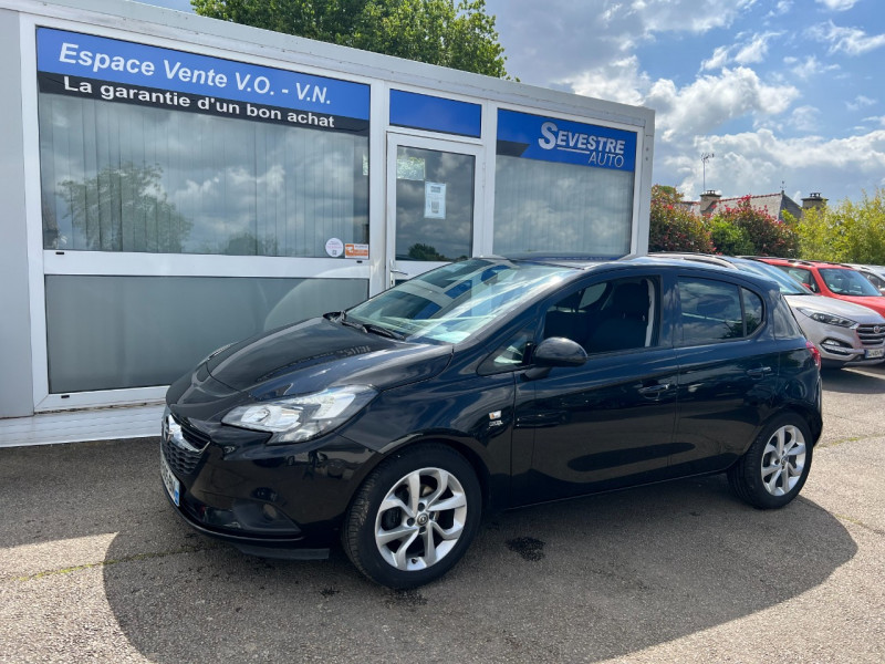 Opel CORSA 1.2 75CH (COURROIE CHANGEE) Essence NOIR Occasion à vendre